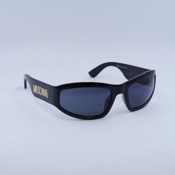 🕶️ New Moschino MOS164/S 0807 IR Sunglasses - Black Frame, Grey Lenses - Picture 1 of 10